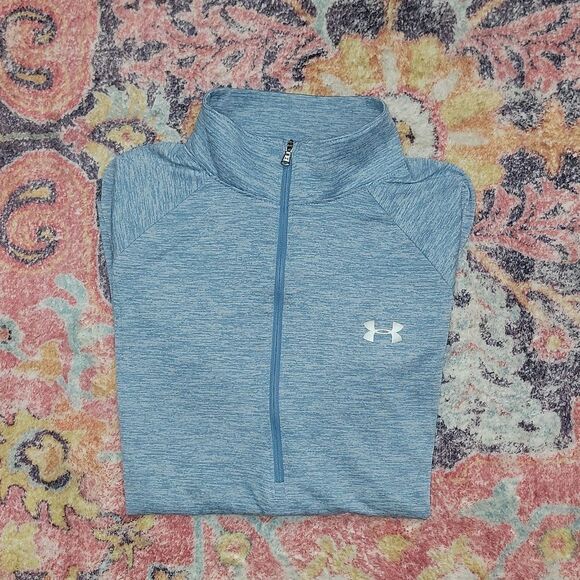 Under Armour Women's Tech Twist ½ Zip Long-Sleeve Pullover Size M - Picture 9 of 12